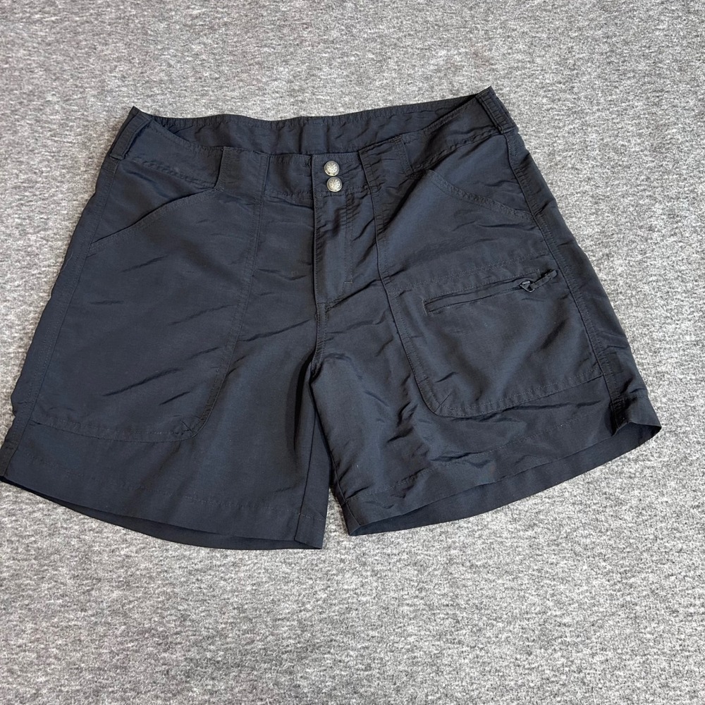 Bimini Bay Outfitters Womens Black Performance Fishing Utility Shorts Size 8 - Picture 1 of 9